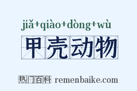 甲壳动物是什么意思的图片